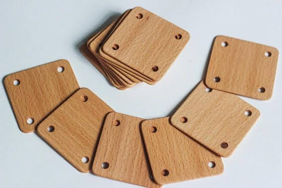 Waving cards 30 pes 3*3 inch
